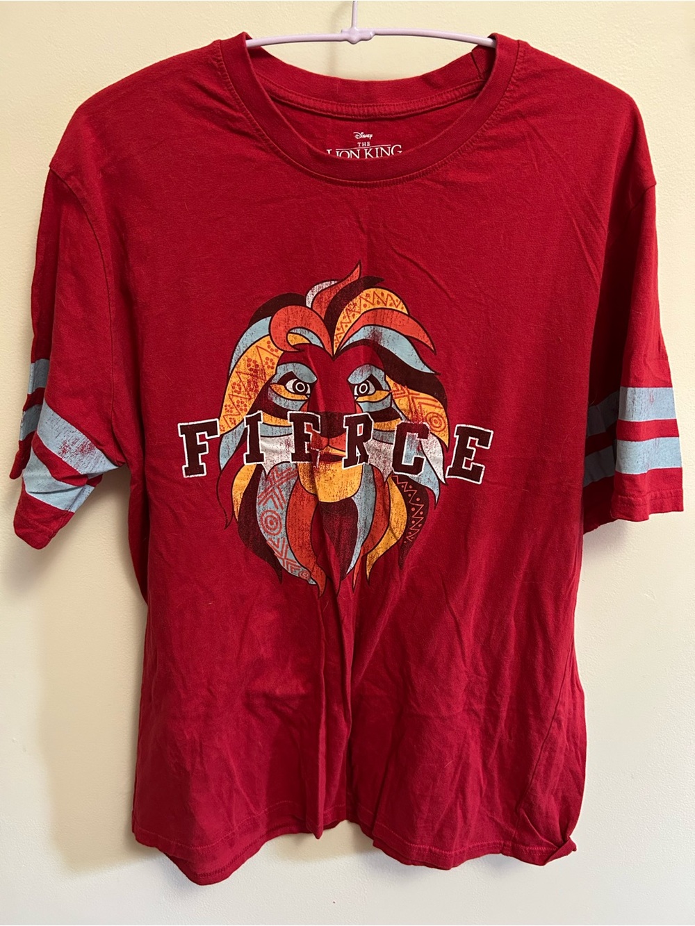 Disney Red Lion King 'Fierce' Graphic Tee